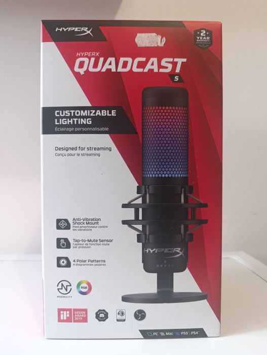 Микрофон Hyperx Quadcast S