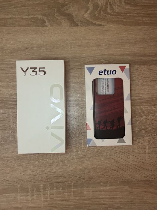 Vivo Y35 + калъф etuo