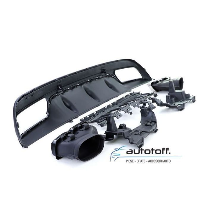 Difuzor bara spate Mercedes W205 C-Class (14-18) C63 Chrome Design