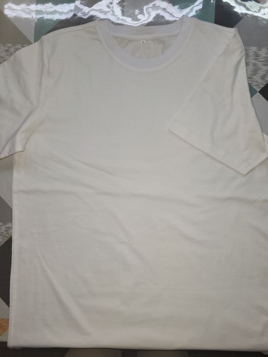 Футболка белая хлопок 100%