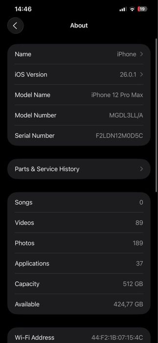 iPhone 12pro max 512gb