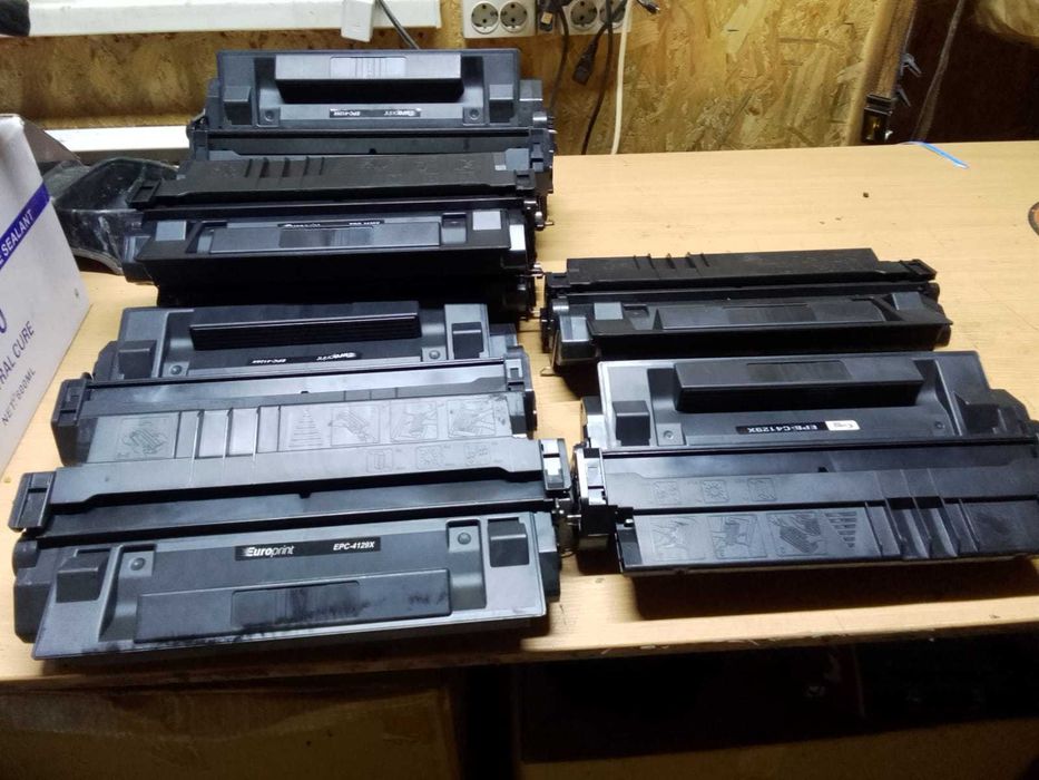 картриджи б/у LaserJet