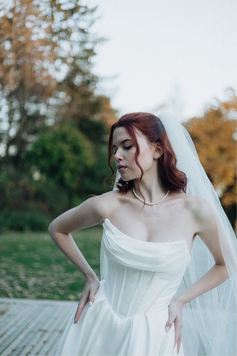 Булчинска рокля Gianna Ivory цвят