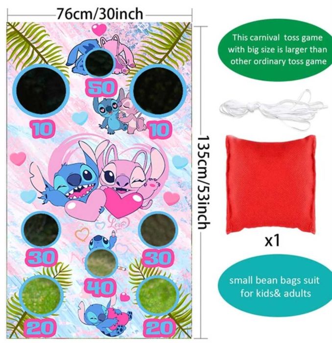 Забавна игра на Стич, мини лего и карти Уно на Стич