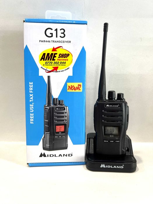 Stație radio de recepție și transmisie  Midland G13,  NOUA!