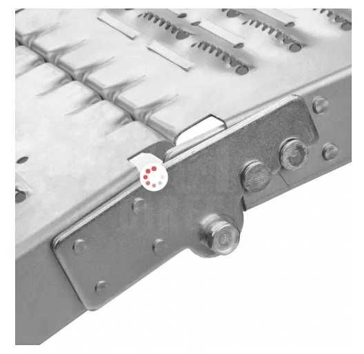 Метална рампа за мотор Сгъваема с 200кг товароносимост 180см