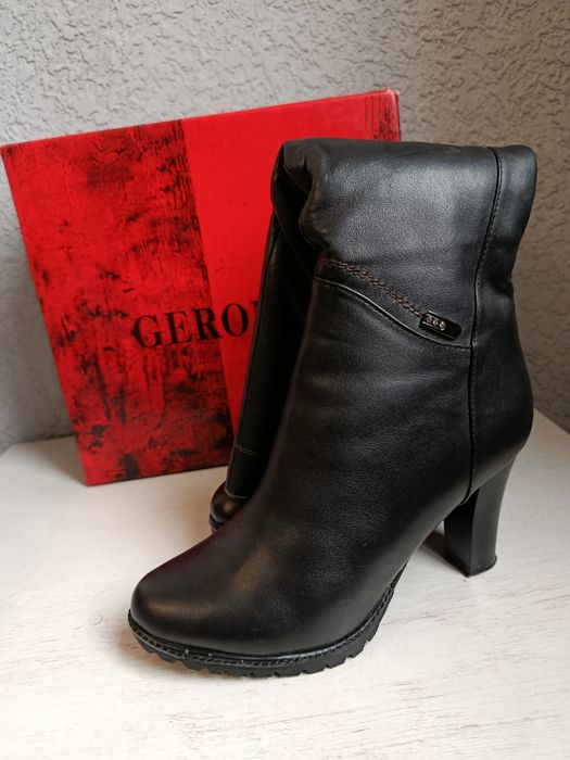 Сапоги    кожаные