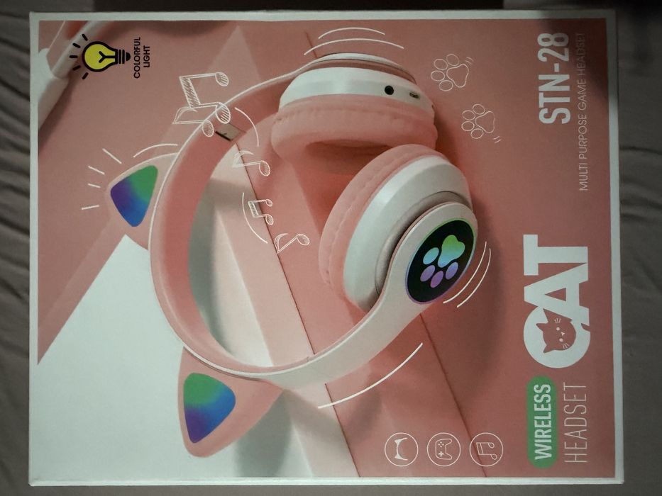 Детские беспроводные блютуз наушники