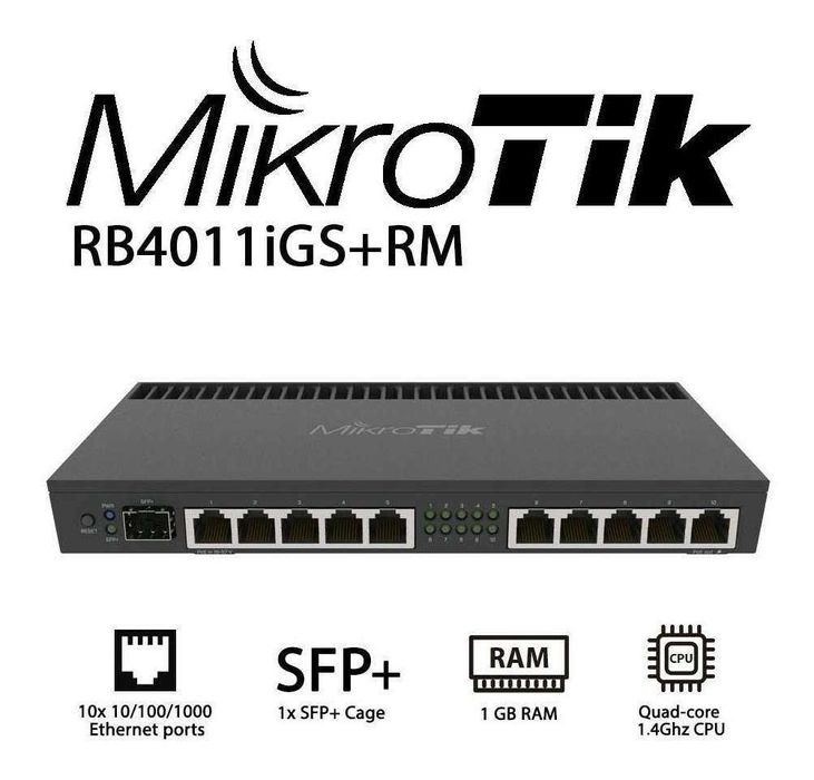 MikroTik  RB4011IGS+RM оптом