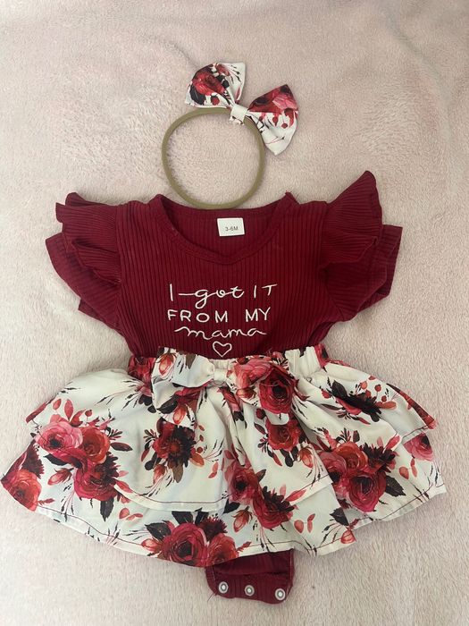 Платье- бодик + бант