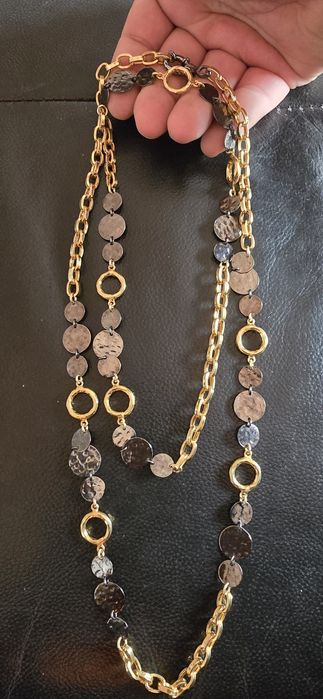 Lant argint aurit 106 cm