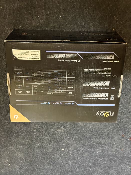 sursa PC njoy legion600w 80+ semimodulara cutie completa