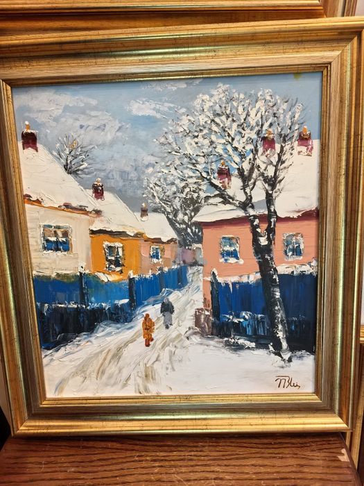 Vind tablou iarnă blei