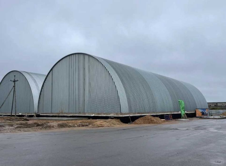 Бескаркасные разборные ангары под ключ