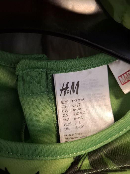 Costum Hulk, H&M, 122-128
