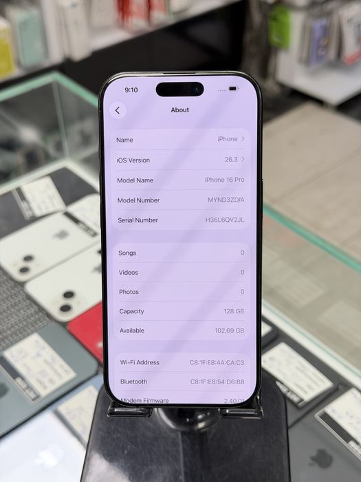 Apple iPhone 16 Pro 128Gb Black Titanium