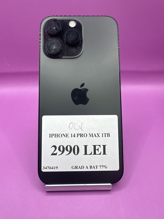 Iphone 14 pro max 1TB •Matei Amanet Crangasi 20• 3476