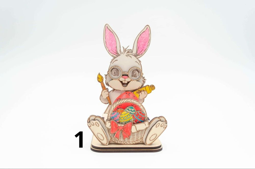 Детски комплект за сглобяване - Поставка за великденски яйца