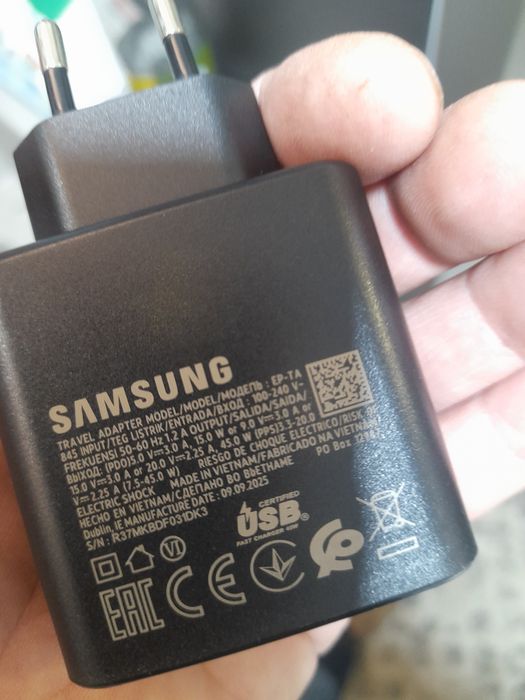Incarcator samsung +cablu 45w usb c