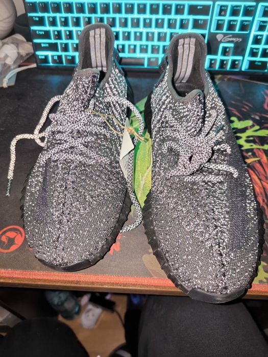 Adidas Yeezy Boost 350 V2 Black Reflective 43 1/3