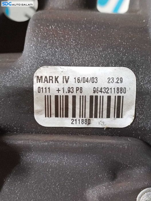 Corp Carcasa Termostat cu Senzor Temperatura Apa Peugeot 307 2.0 HDI 2002 - 2008 Cod 9643211880 [M5669]