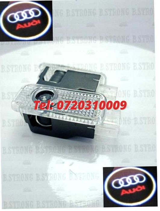 Lampa Logo Sigla Audi Portiera Kit De 2 Bucati Led