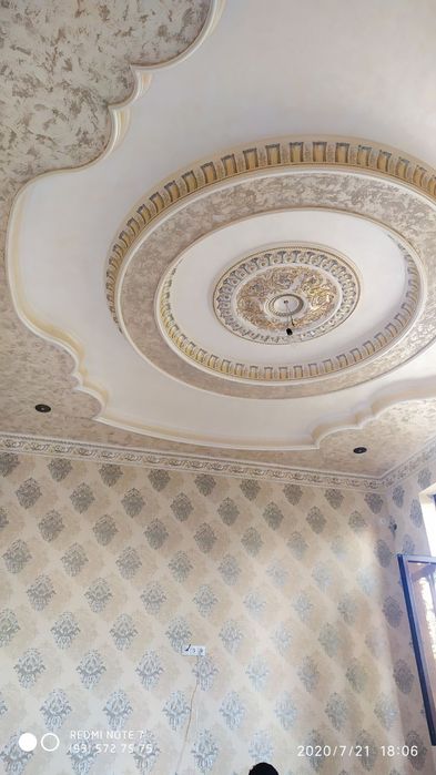 Sifatli gipsokarton qoqish hizmati bor