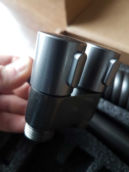 Set de duș tip bideu pentru toaletă, control dublu robinet