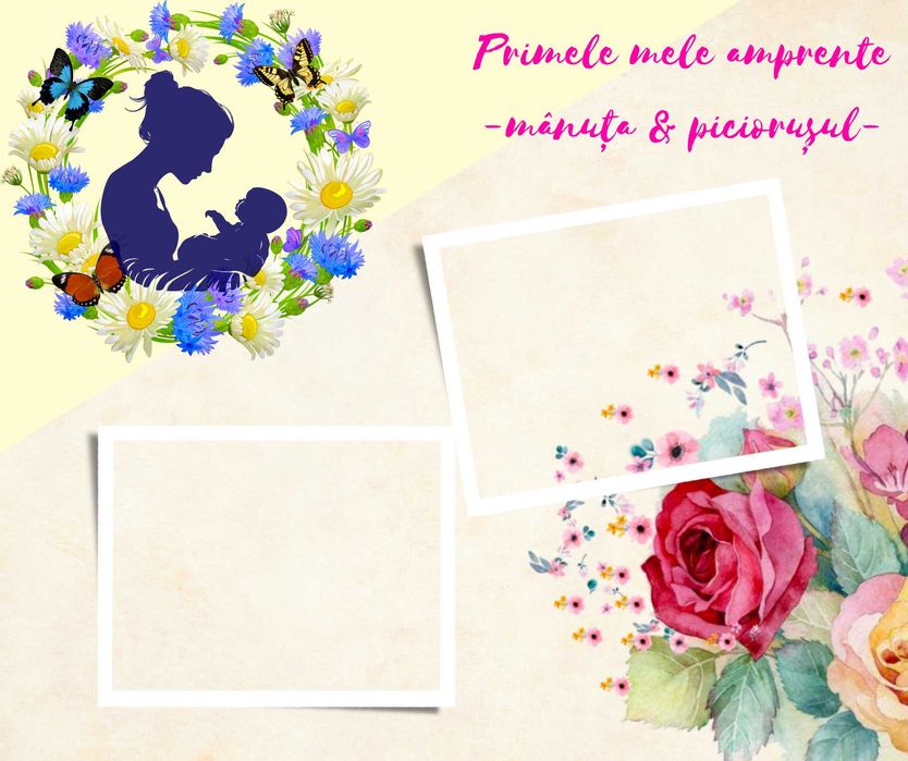 Album foto personalizat - Primul an de viata al bebelusului tau