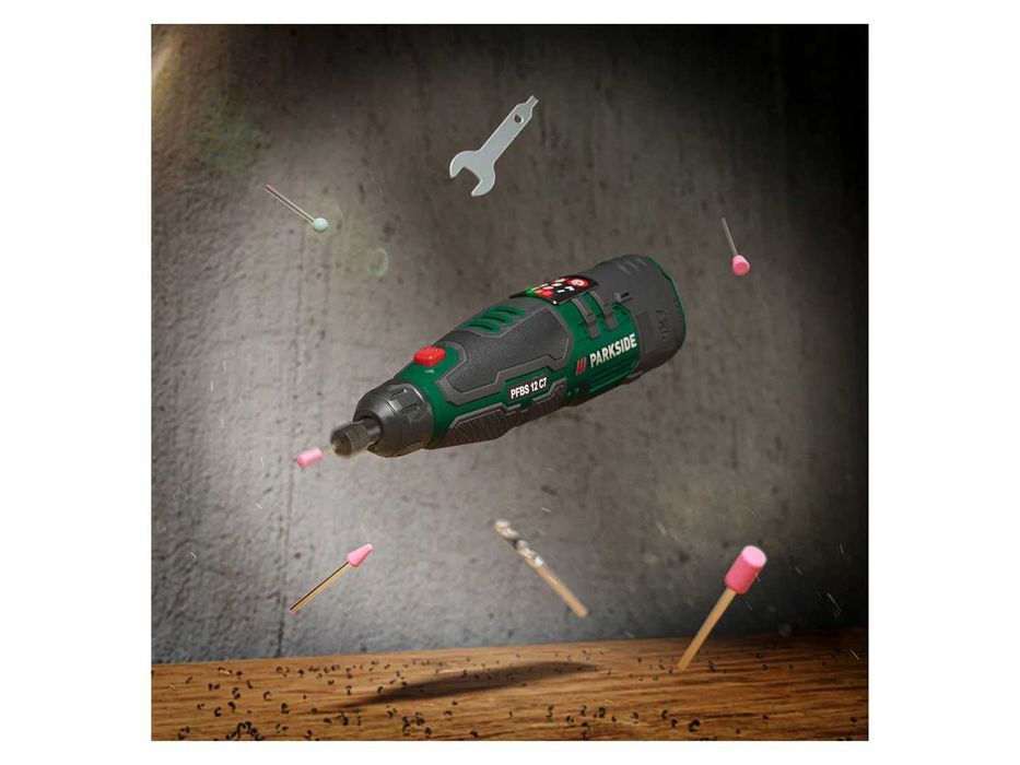 PARKSIDE  акумулаторен фин мултишлайф с консумативи PFBS 12 C7