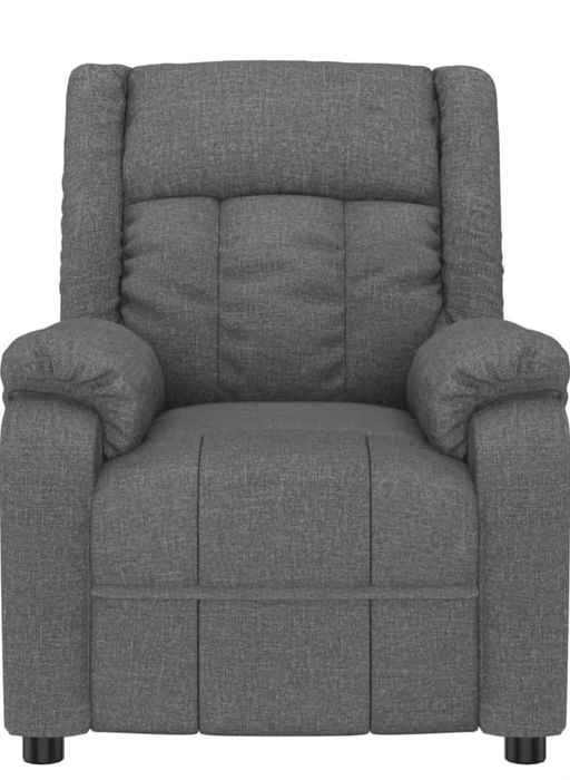 Fotoliu rabatabil maro închis, material textil VidaXL