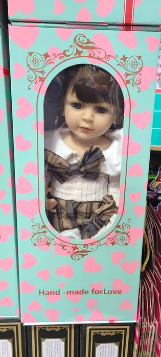 Силиконовый кукла 55см