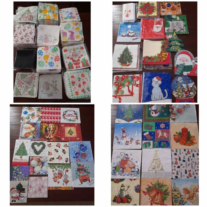 Салфетки за  декупаж и обикновени