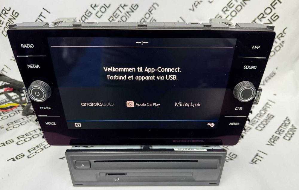 Radio Multimedia VW Golf 7 VII WAZE GOOGLE Youtube Original VW MIB 2