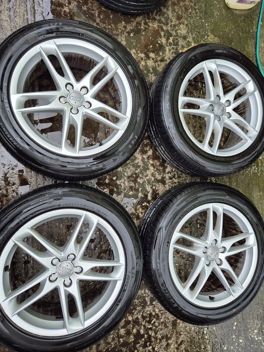 4бр алуминиеви джанти за Ауди Q5/ 2016г/ 8ж Х 19/ ет 39/5Х 112/