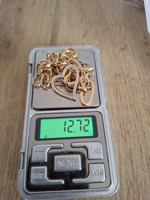 Златно колие + златна гривна. 14 карата