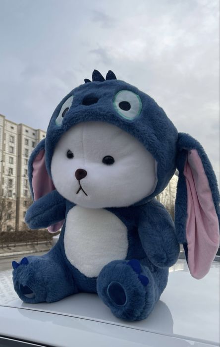 Мишка с капюшонам на 8 марта