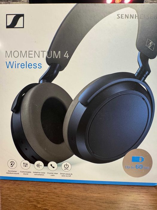 Casti Wireless Sennheiser Momentum 4 Denim / ca noi / garantie