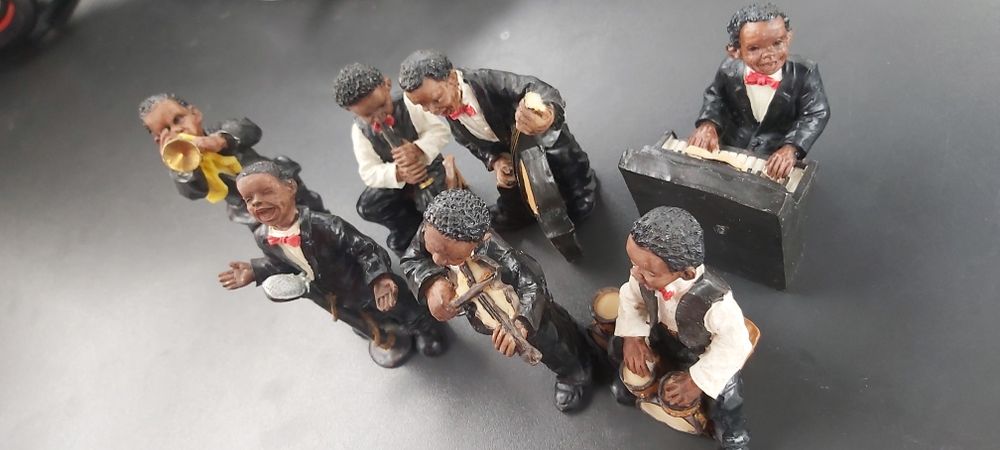 Джаз банда Фигура Колекционерски предмети  Тежък керамичен деко