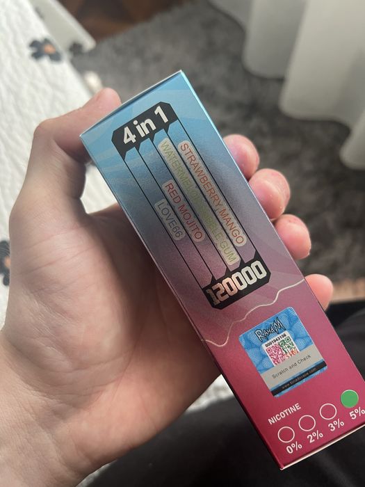 Vape tornado 120k puff 4in1