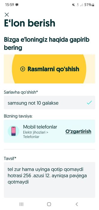 samsung not 10 galakse