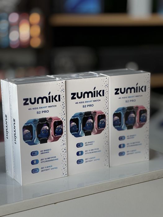Умные детские часы с gps zumiki S2 pro с годовой гарантией