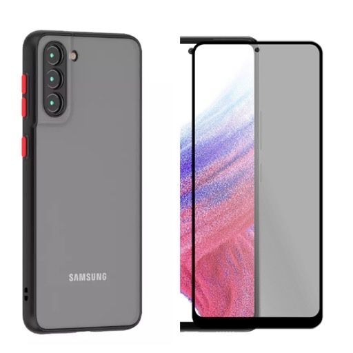 Samsung S23 S21 S20 FE Pack Husa Hybrid Case + Folie Sticla Curbata 9D