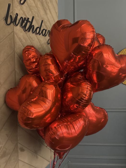 18 шариков гелий