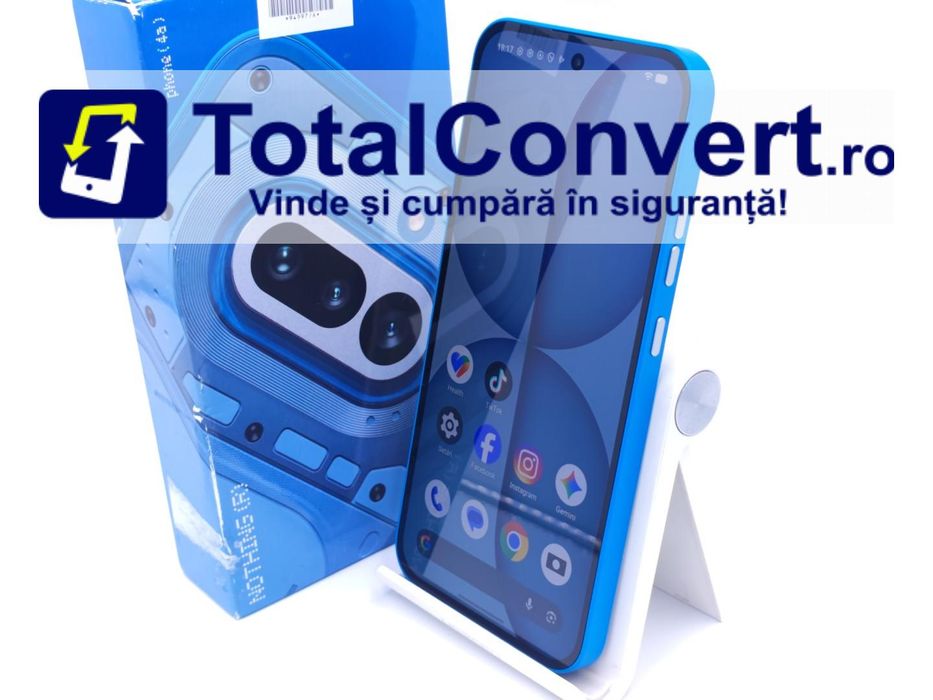 Nothing Phone (4a) 256GB Blue 12GB Dual, Garantie 24 luni | #D94997