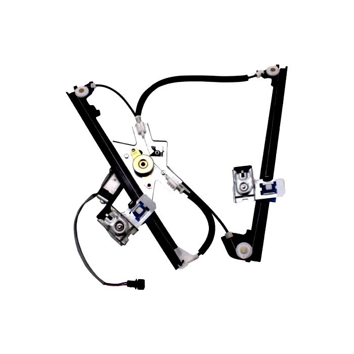 Macara geam Seat Inca 11.1995-12.2003, Ibiza/Cordoba 1993-2002, VW Caddy 2 1995-2004, Polo 1995-2001, fata stanga/dreapta, electrica cu motoras, modele cu 4/5 usi, 6K4.837.401B-H-P/W06K.48
