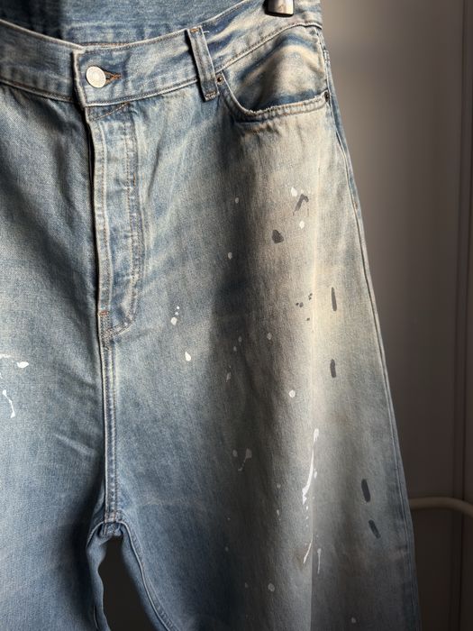 Acne Stufios Baggy Paint Splash Jeans
