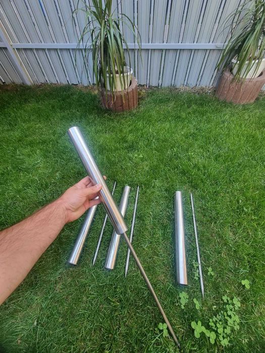 Set Suport lanseta dunare inox