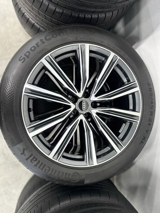 Jante Audi Q8 SQ8 R21 Originale Continental de vara 44/2024 99%