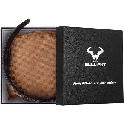 Curea din piele maro,barbati, BULLIANT